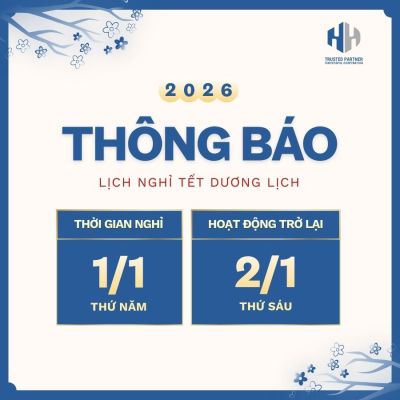 NEW YEAR HOLIDAY ANNOUNCEMENT