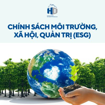 CHÍNH SÁCH MÔI TRƯỜNG, XÃ HỘI, QUẢN TRỊ (ESG)